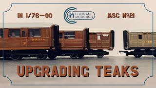 Upgrading Hornby Railroad teak coaches  Model Showcase 21 [upl. by Coady]