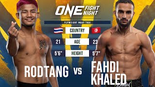 Rodtang vs Fahdi Khaled  Full Fight Replay [upl. by Lati]