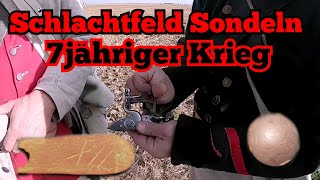 Sondeln auf dem Schlachtfeld des 7jährigen Krieges Schöne Funde XP ORX Reenactment [upl. by Rumit964]