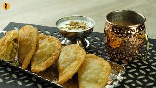 Halwa Stuffed Puri Recipe By Food Fusion [upl. by Georgeanna]