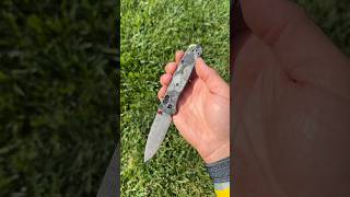 Benchmade 535 Bugout ￼custom modded benchmade bugout goldclass damascus edc everydaycarry [upl. by Banky]