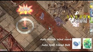 iRO Chaos Wind Hawk Auto Attack Auto Spell Aimed Bolt [upl. by Moe511]