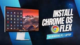 Chrome OS Flex StepbyStep install for any device Easy amp Fast Installation for Windows using USB [upl. by Clovis]