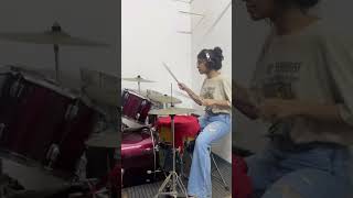 No one knows  QOTSA  mini drum cover [upl. by Abijah]