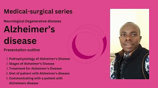 ALZHEIMERS DISEASE [upl. by Staci]