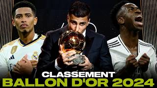 CLASSEMENT COMPLET DU BALLON DOR 2024 [upl. by Inttirb]