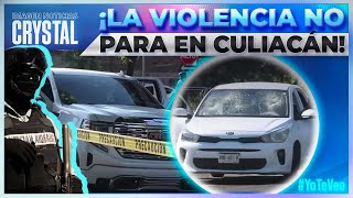 Así la situación en Culiacán luego de los enfrentamientos que se registraron  Crystal Mendivil [upl. by Gunas816]