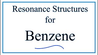 How to Draw the Resonance Structures for Benzene C6H6 [upl. by Cairistiona126]