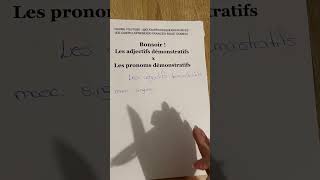 Les adjectifs démonstratifs et les pronoms démonstratifs en français Live 98 [upl. by Jarita]