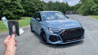 2024 Audi RS3 Start Up Exhaust Test Drive Walkaround POV and Review [upl. by Shenan688]