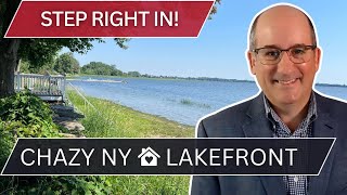 Lake Champlain Waterfront Home for Sale  49 Lake Flats Drive Chazy NY [upl. by Huff]