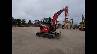 Used 2023 Kubota U505 Mini excavator  equippocom [upl. by Orazio838]