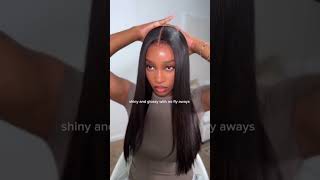 Silky shiny hair definitely speaks everything🤩🤩 xrsbeautyhair hairstyle wigs hairstyles hair [upl. by Rehpotsirahc426]