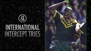 International Intercept Tries  NRL Throwback  Sailor Pearce Ettingshausen amp more [upl. by Eiraminot87]