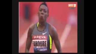 Murielle Ahouré remporte le 200 m de la réunion de ParisSaintDenis [upl. by Esylle]