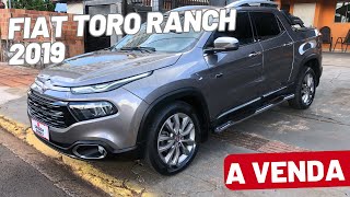 FIAT TORO RANCH 20 4X4 TURBO DIESEL 2019 COM BAIXO KM À VENDA [upl. by Lohcin]