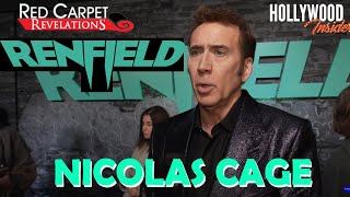 Red Carpet Revelations  Nicolas Cage  Renfield [upl. by Ikkir]