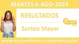 Resultado del sorteo Mayor del martes 6 de agosto de 2024 [upl. by Abisha638]