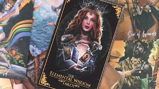 Elemental Wisdom Tarot😍Resenha em Português [upl. by Nylad794]