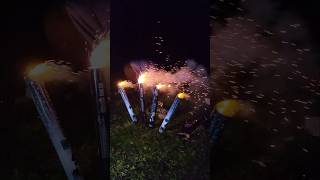 4x RiesenRöli  Batterie 🔥🧨🚀 fireworks feuerwerk pyro shorts [upl. by Lussier64]