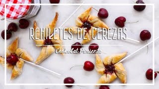 Fáciles Rehiletes de Cerezas  Chokolat Pimienta ♥ [upl. by Ednutabab]