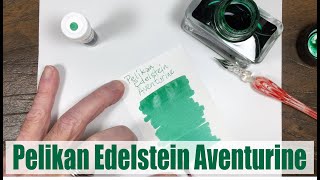 Pelikan Edelstein Aventurine writing sample [upl. by Bolger]