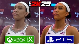 NBA 2K25 PS5 vs Xbox Series X Graphics Comparison [upl. by Anec831]