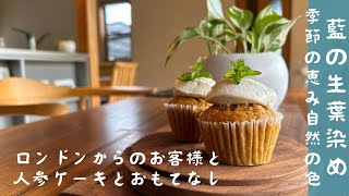 ロンドンからのお客様と人参ケーキ藍の生葉染め自然と共に暮らすこと焼ロールキャベツでおもてなし防災備蓄の続きソーラーバッテリー携帯浄水器 [upl. by Ahsimek]