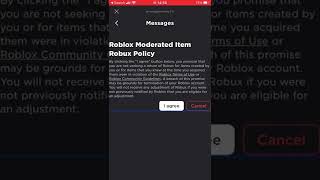 Trying to get Robux Refunds from deleted items in Roblox mobile [upl. by Weigle411]