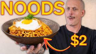 Noodles 3 Ways  Cheap Vs Expensive [upl. by Yelhak]