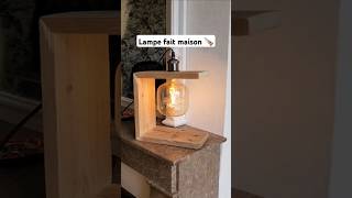 Bricolage lampe en bois de palette lampe light palet palette asmr artisanat [upl. by Harrell534]