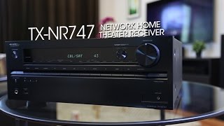 ONKYO  TXNR747 72Channel Network AV Receiver [upl. by Panter]