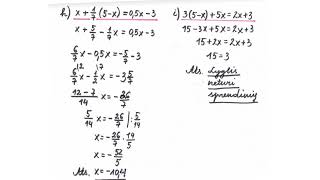 9 klasė Pakartokime 8 klasės tiesines lygtis horizontai [upl. by Hymen]