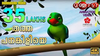 Parrot Song  Animation Song Video  Manchadi  തത്ത പനങ്കിളിയെ  4K ANIMATION VIDEO [upl. by Okun]