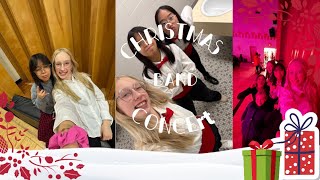 Christmas band concert Vlogmas day 11 [upl. by Saffren]