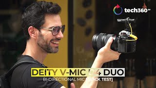 Deity VMic D4 Duo  BiDirectional Shotgun Mic  Quick Test [upl. by Silvie]