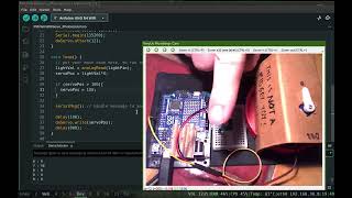 Using a Photoresistor to operate a Servo [upl. by Barbaraanne17]