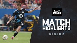 HIGHLIGHTS FC Dallas vs Minnesota United  June 19 2024 [upl. by Joy]