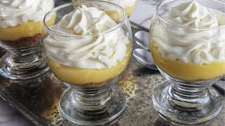 Verrine Citron Speculoos et Crème Chantilly au Mascarpone Dessert facile rapide et frais [upl. by Mcintosh]