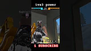 1vs3 power game Play CS rank push shorts trending youtubeshorts viralvideo shortvideo [upl. by Lapides]