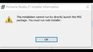 How To Pinnacle Studio 21 Ultimate Install msi [upl. by Gusti]