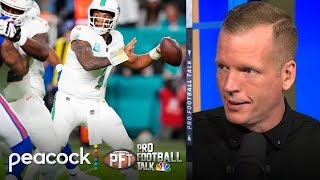 Tua Tagovailoa Miami Dolphins show limitations vs Buffalo Bills  Pro Football Talk  NFL on NBC [upl. by Gnort318]