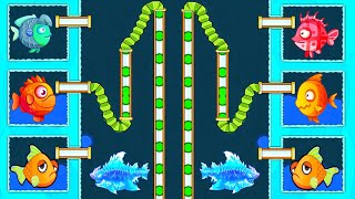 Save The Fish  Fish Game  Pro Fish  Save The Fish Level 4861 To 4890 [upl. by Adine]