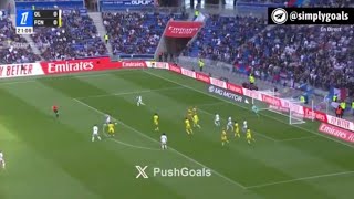 Nicolas Tagliafico Goal Lyon Vs Nantes 10 All Goals Analysis Extended Highlights Result [upl. by Kyte]