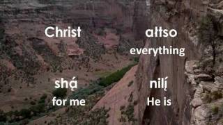 Jesus My All In All Lyrics in Navajo [upl. by Anhsirk]