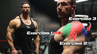 THE 4 BEST exercises for HUGE shoulders IT’S SIMPLE [upl. by Niles]