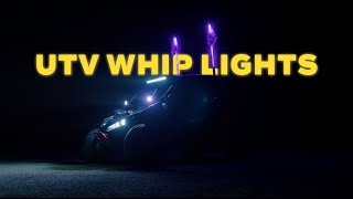 Best LED Whips for UTV  Affordable RGB Whips Lights [upl. by Atelahs275]