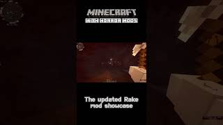 They updated the Rake mod and Its genuinely terrifying 😱  minecraft horrorgaming mods [upl. by Nuavahs624]