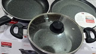 Non stick cookware set by prestige 🥣 honest review 😊😊 [upl. by Lessard]