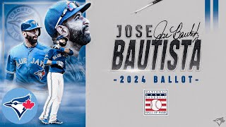 José Bautista named to Hall of Fame Ballot [upl. by Gabor]